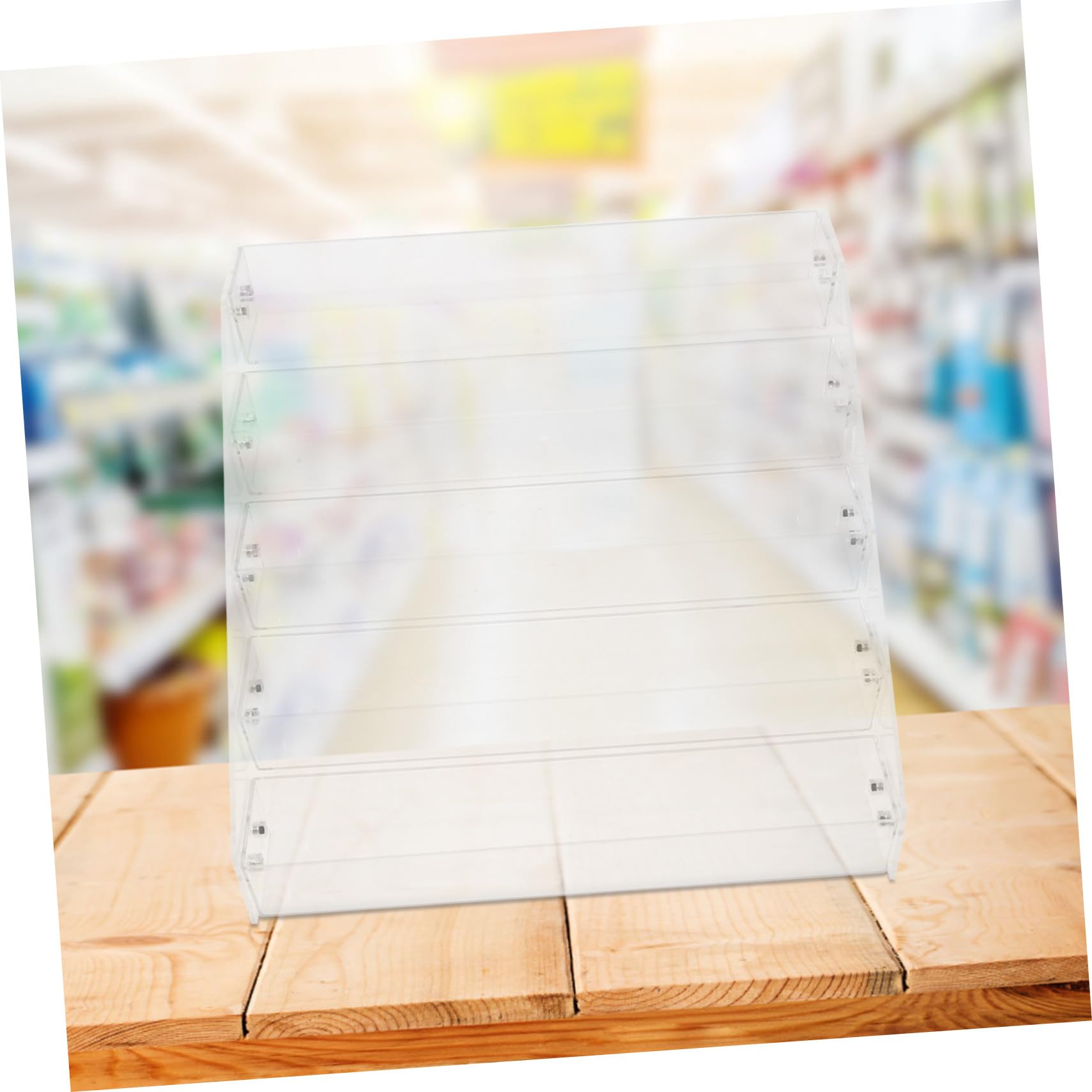 Acryl Präsentationsregal 5 Etagen Gewürzregal Für Theke Und Schubladen Transparenter Organizer Für Einzelhandel Und Convenience Stores