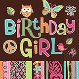Amscan Hippie Chick Birthday Party Beverage Napkins Tableware (16 Pack), 5