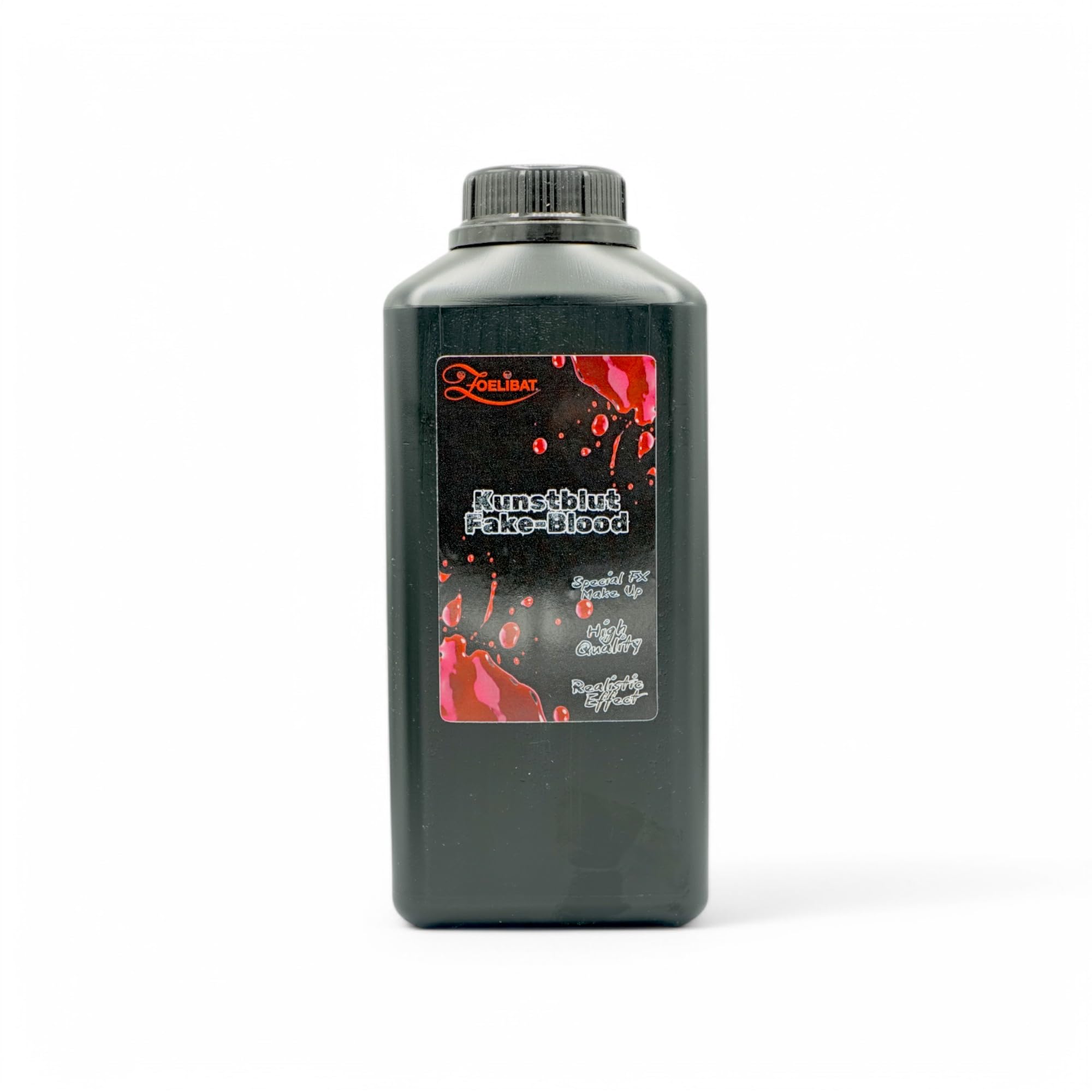 Zoelibat Sangue artificiale – Fake Blood realistico per Halloween & Special Effects – Facile da lavare, altamente coprente e delicato sulla pelle – Disponibile in 100 ml, 250 ml e 1 litro (1 l, 1000