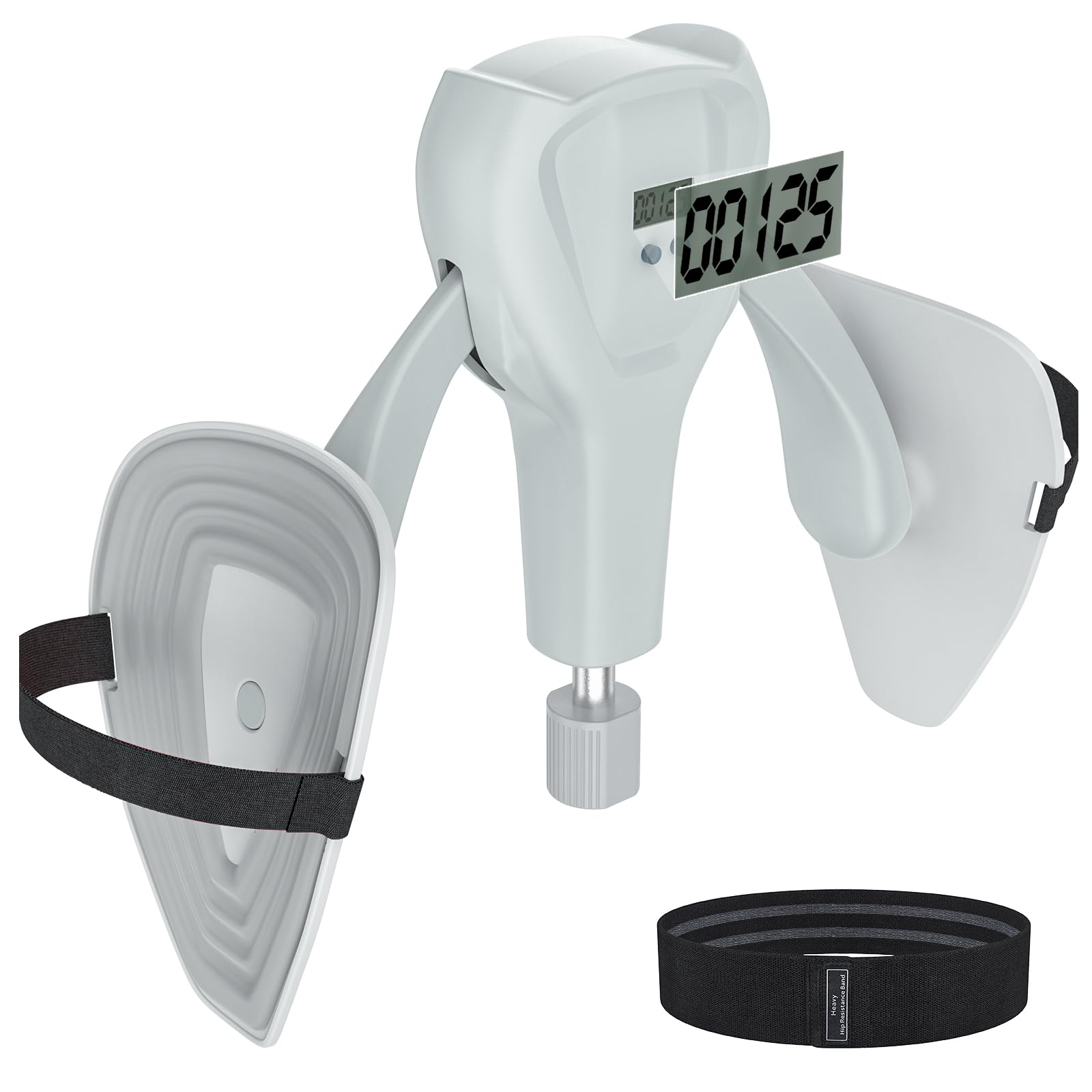 3rd Gen Thigh 0-100 lbs Adjustable Resistance Inner Leg Exercisers with Leg Straps Band Pelvic Floor Kegel Hip Exercise Workout Equipment Pilates