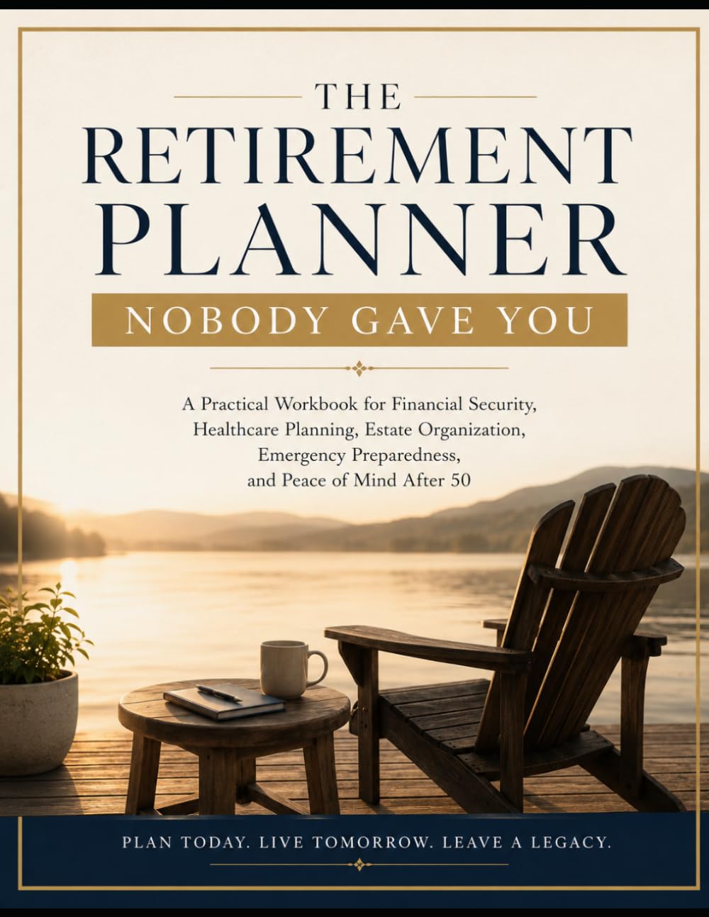 The Retirement Planner Nobody Gave You: A Practical Workbook for Financial Security, Healthcare Planning, Estate Organization, Emergency Preparedness, and Peace of Mind After 50