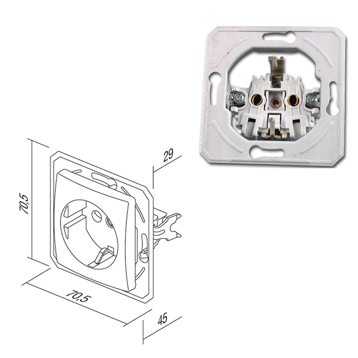 EKONOMIK Starter-Kit, 16er Set, UP, anthrazit