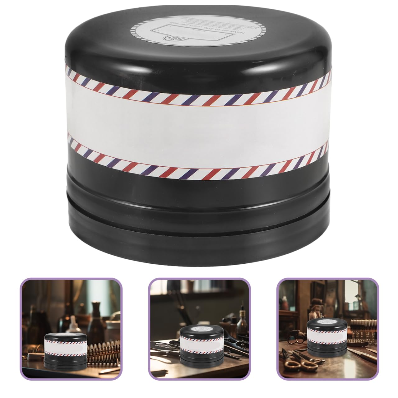 FOMIYES Caja De Papel Protector De Cuello De Peluquería Caja De Papel De Corte De Pelo Soporte Para La Tira Del Cuello Soporte De Tira De Cuello De El Plastico Caja De Plástico Importante