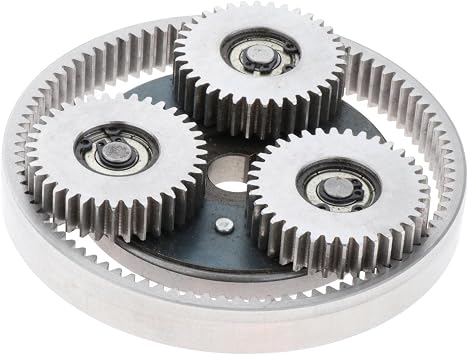 Fancyes Accessories 36T Planetary Gear with Clutch Kit Thickness Thickness12mm Gear Diameter 47.5mm Set for Electric Motor, Steel Gear