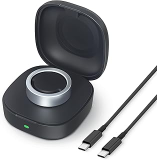 Chargeur Compatible avec Ou-ra Ring Gen3 Taille 8 | Charger pour Smart Ring Gen3, INCL Quick Charge Dock et Câble USB-C, Chargeur sans Fil pour Ring Gen3