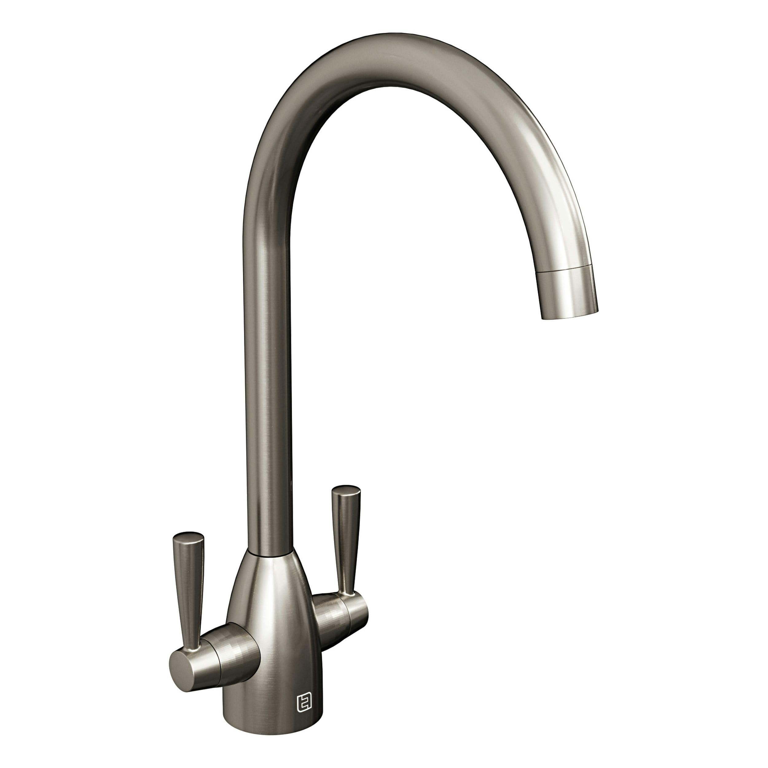 ZYCHSJXA Brushed Nickel Kitchen tap - Mixer tap, Round taps, taps Reliable