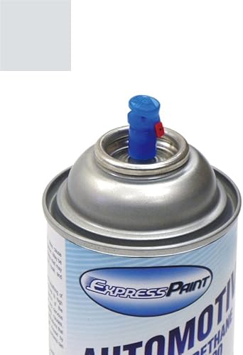 Vista 2 de Pintura de retoque automotriz en aerosol para Mazda Miata - Sunlight Silver Metallic Clearcoat 22V - Color+Paquete Clearcoat