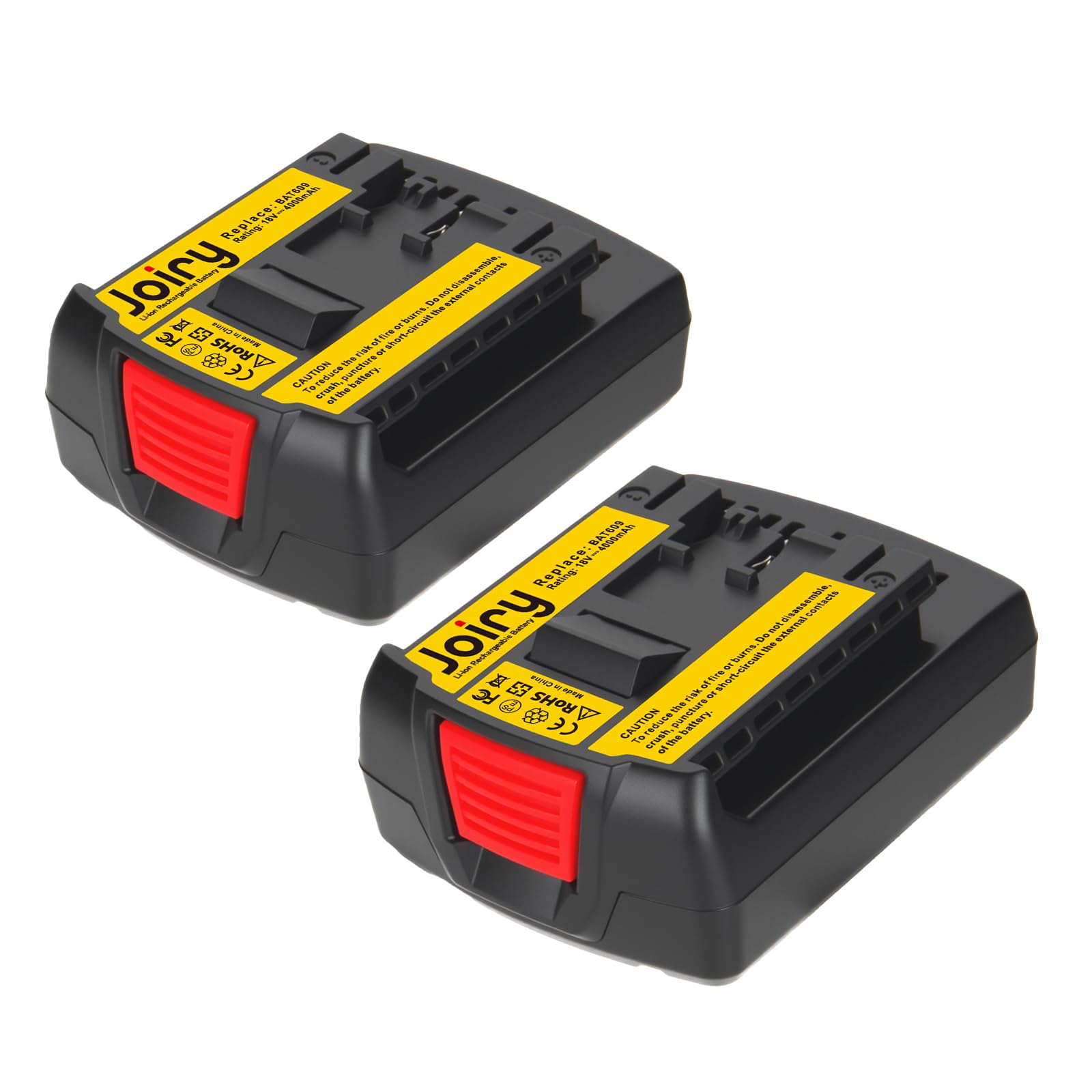 2Pack 4000mAh Li-ion Replace for Bosch 18V Battery Compatible with Bosch BAT609 BAT618 BA…