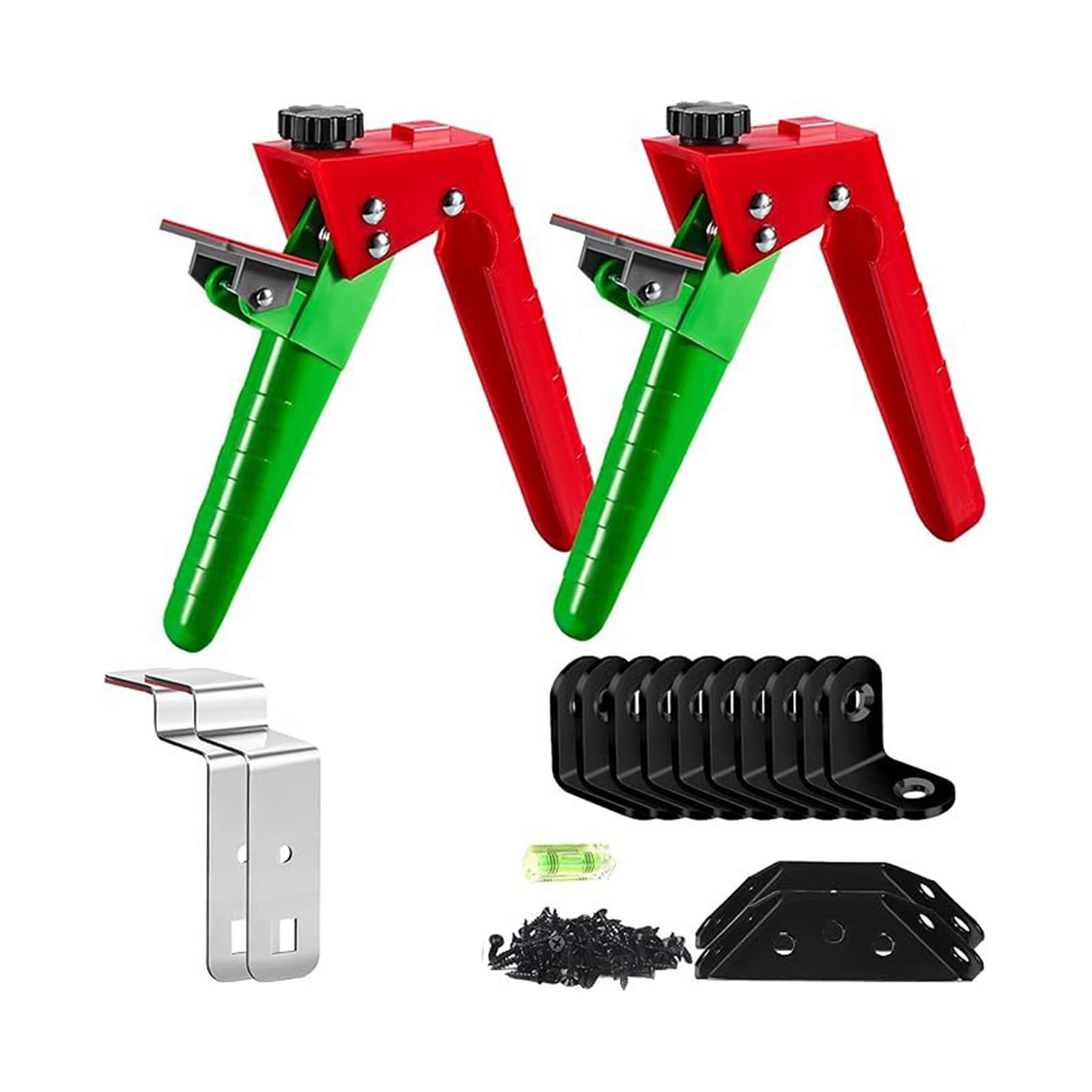 Adjustable strength clamp for quick installation of cabinet and woodworking project drawer front panels