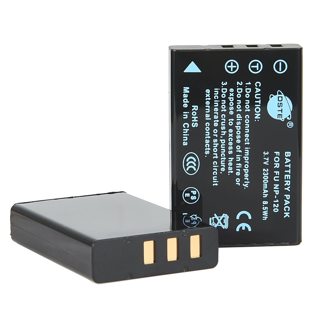 Lot 2 Batteries NP-120 + Chargeur USB Pour Fujifilm FinePix F10 F11 M603 Et Compatibles