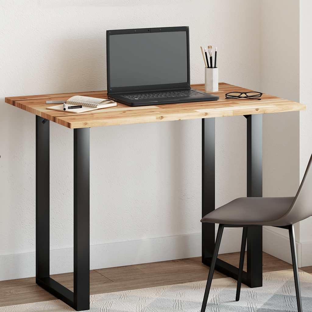 Piano rettangolare in legno di acacia massiccio, 80 x 70 x 2 cm, robusto legno per sala da pranzo, soggiorno, ufficio, giardino, bricolage, ristrutturazione, mobili, accessori, fai da te