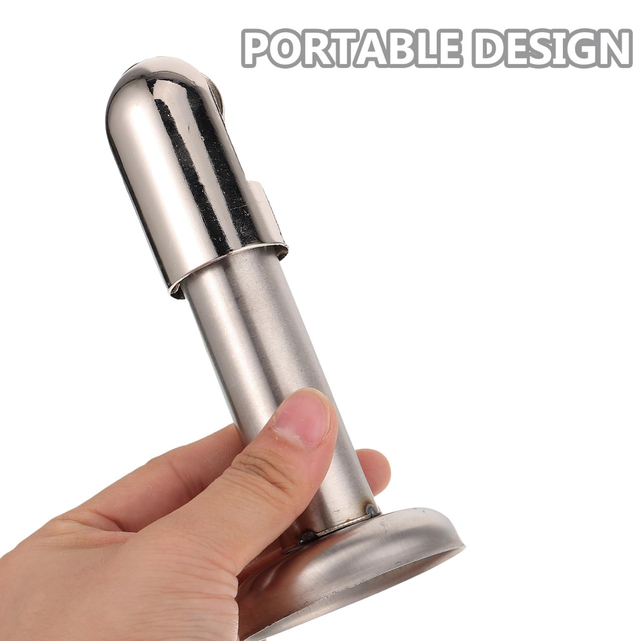 Toilet Partition Support Feet for Public Restroom Stainless Steel Bathroom Partition Hardware Accessories 5.31X2.36X2.36 Inch Board Legs with Kickstand Easy Installation