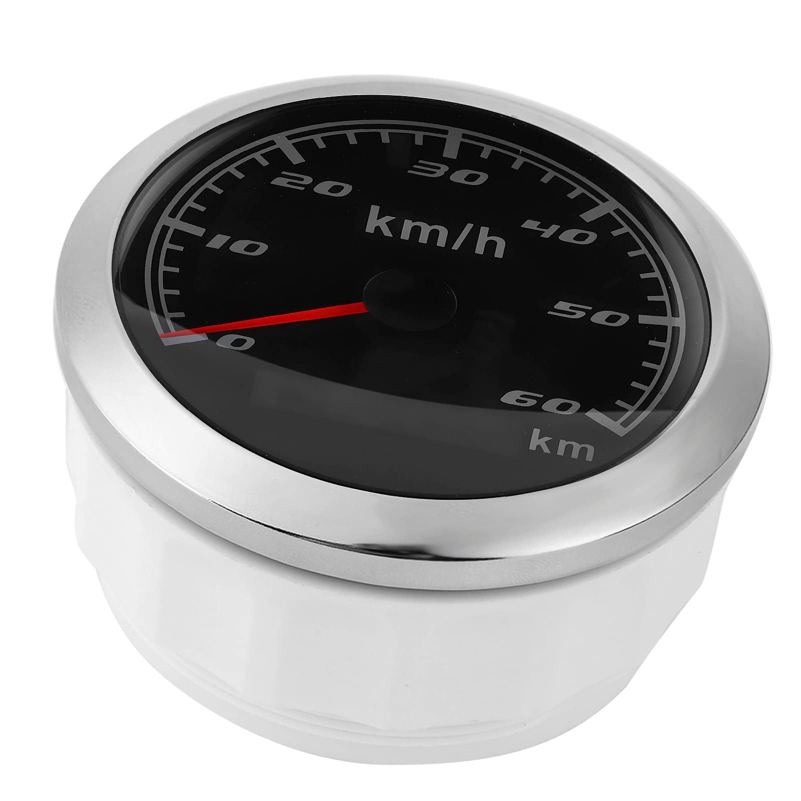 Keenso Velocímetro GPS ABS Acero Inoxidable 316, Indicador Marino 85mm