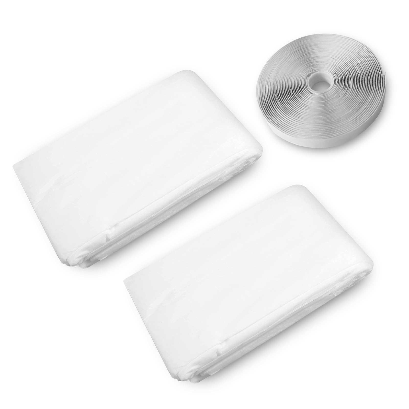 Landrip kit calfeutrage climatiseur, 2x230 x 50 cm, calfeutrage fenetre climatiseur pour mobiles, kit fenetre pour climatiseur mobile économe en énergie et sans perçage, garde la maison au frais
