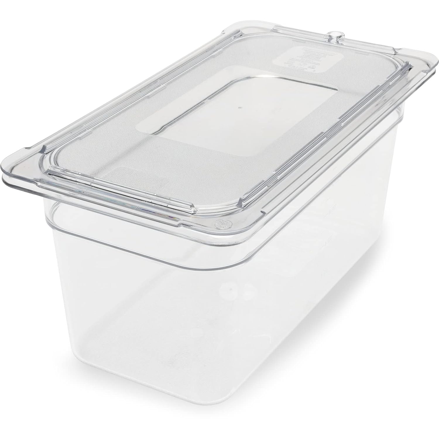 Carlisle FoodService Products Storplus Food Storage Container Food Pan, Chafing Pan with Spoonable Corners for Catering, Buffets, Restaurants, Polycarbonate (Pc), 1/3 Size 6 Inches Deep, Clear - Image 9
