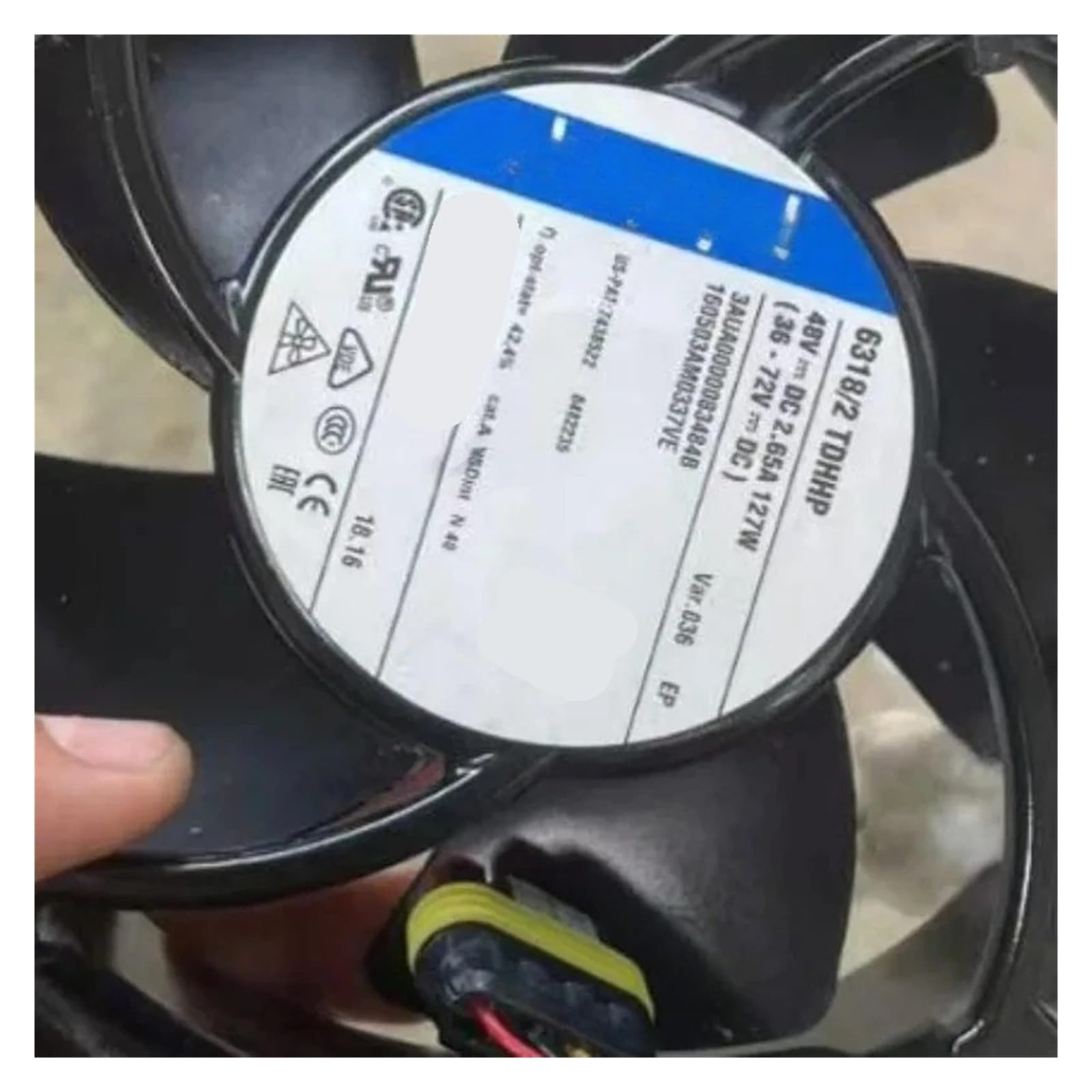 SJFNTNYHF 6318/2TDHHPR 6318/2TDHP 6318/2HPR 6318N/2TDH3P48VDC2.65A127W Cooling Fan(6318 2 HPR 36-72V-DC)