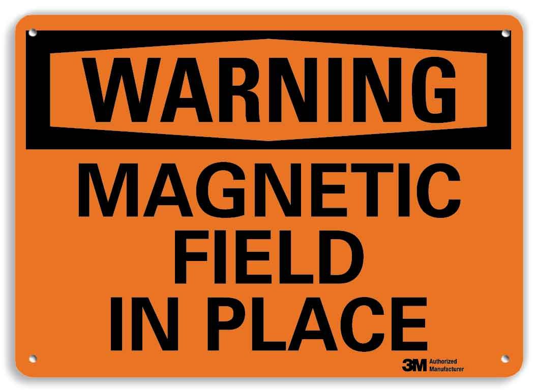 SmartSign by Lyle U61157RA_14X10"Warning Field in Place