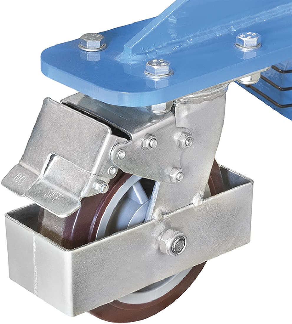 SOLLEVATORE MANUALE PER PALLET CON FRENO E PEDALE DI SOLLEVAMENTO PORTATA 1000 kg FERVI 0143A