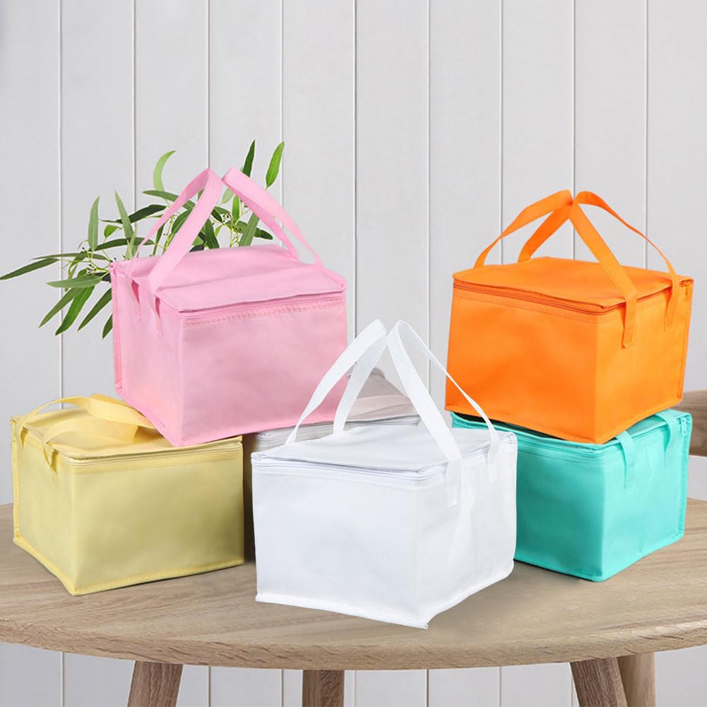 Bolsa térmica, Bolsa térmica reutilizable for reparto de pizza con aislamiento térmico(Giallo,220x220x190mm)