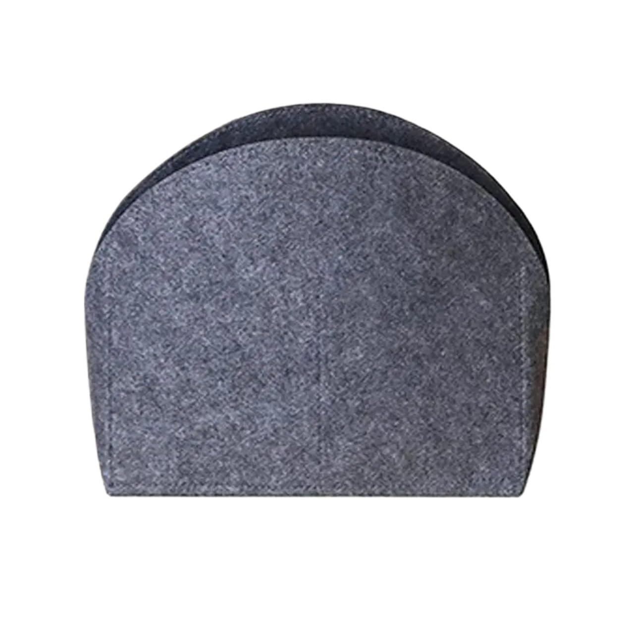 NJIEzhao Felt Handbag Insert Felt Insert Bag Support Organization Internal Storage Portable Purse Liner(Grey L)