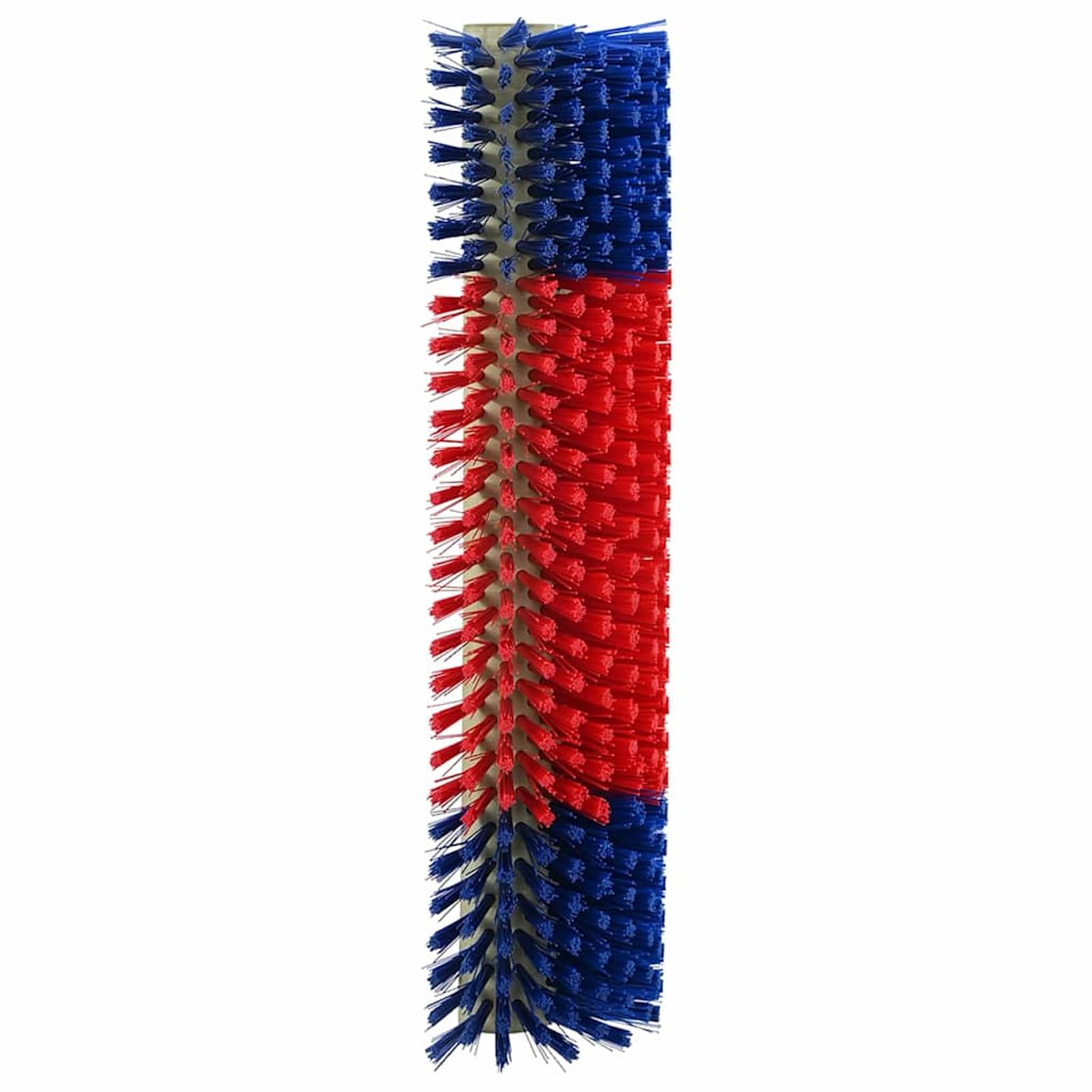 Gecheer Rinderbürsten Wandmontiert, Effiziente Tierpflege, 20x9x50 cm, Rot-Blau-Schema, für Stall und Werkstatt42006831