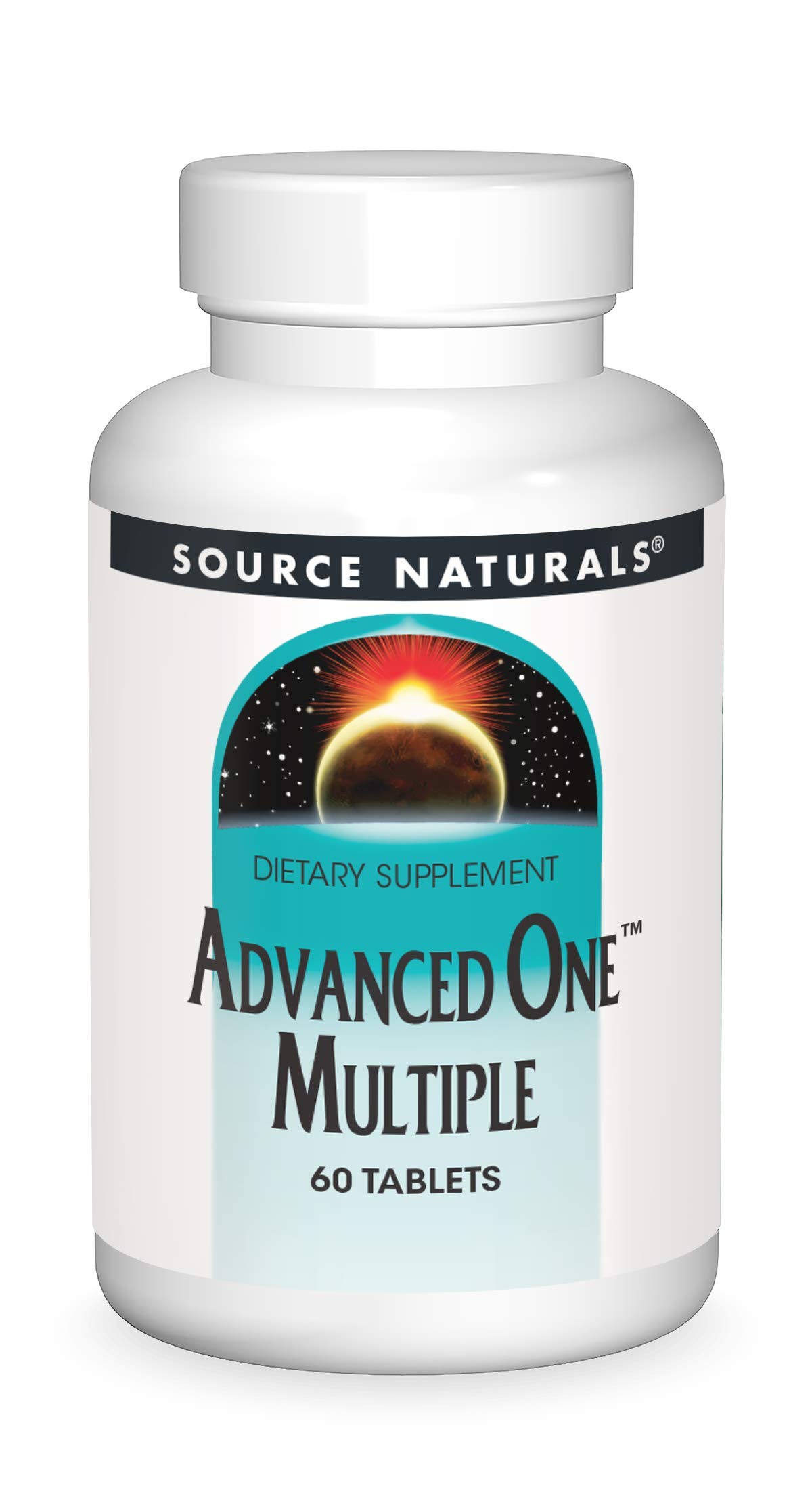 SOURCE NATURALS Advanced One Multiple Tablet, 60 Count