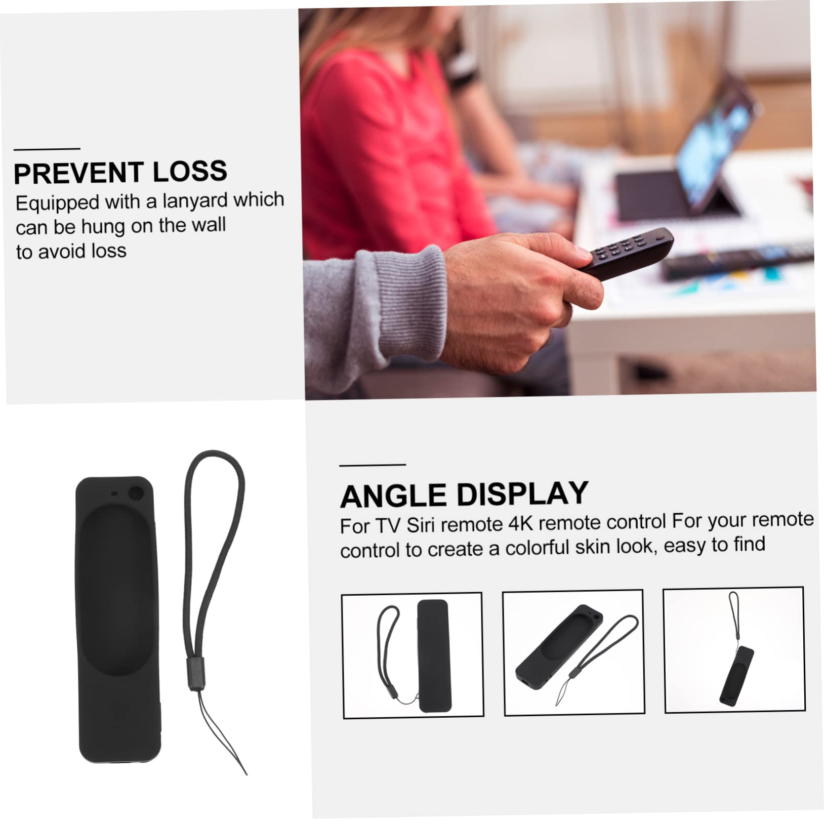 OSALADI 5pezzi Custodia Protettiva Per Telecomando Tv Accessorio Antiscivolo e Resistente Agli Urti Facile Da Rimuovere e Pulire Compatibile Con Tutte Le Funzioni e Punti Di Accesso