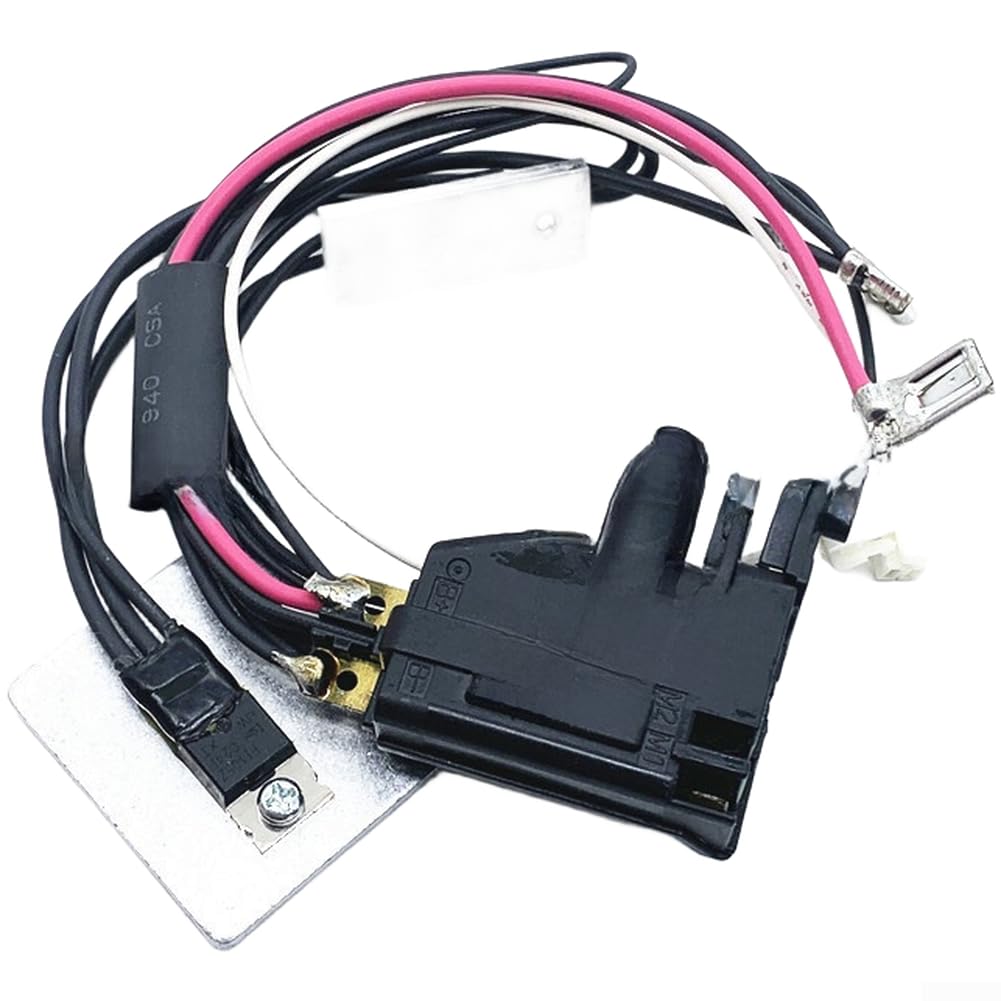Interruttore a martello rotante di ricambio per trapani elettrici BHR261 e HRH01, per parti di utensili elettrici di precisione per riparazione e manutenzione, nero