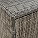 Garden Storage Cabinet Gray 39.4