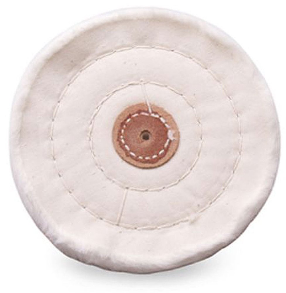 Combed Finex Muslin Buff, Leather Center, 3 Inches, 35 Ply | BUF-683.35