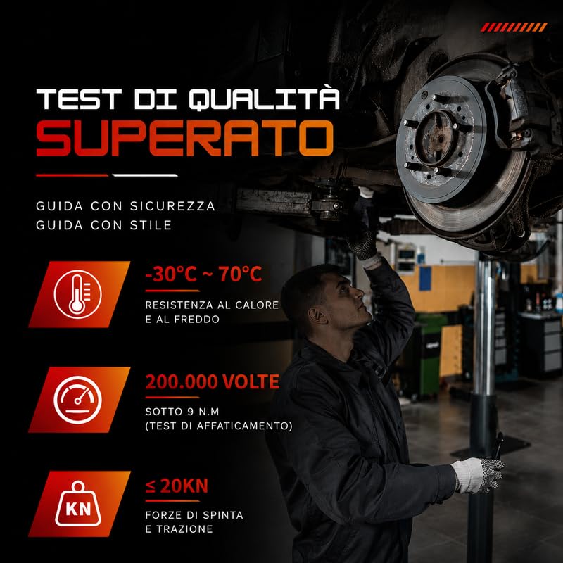 KIT BRACCIO OSCILLANTE 8 PEZZI COMPATIBILE CON MAZDA 2 (DY) 1.6 04.2003-06.2007 | Kit Sospensione Completo OE/OEM | Bracci Oscillanti + Testine Sterzo | Sostituzione Diretta OEM