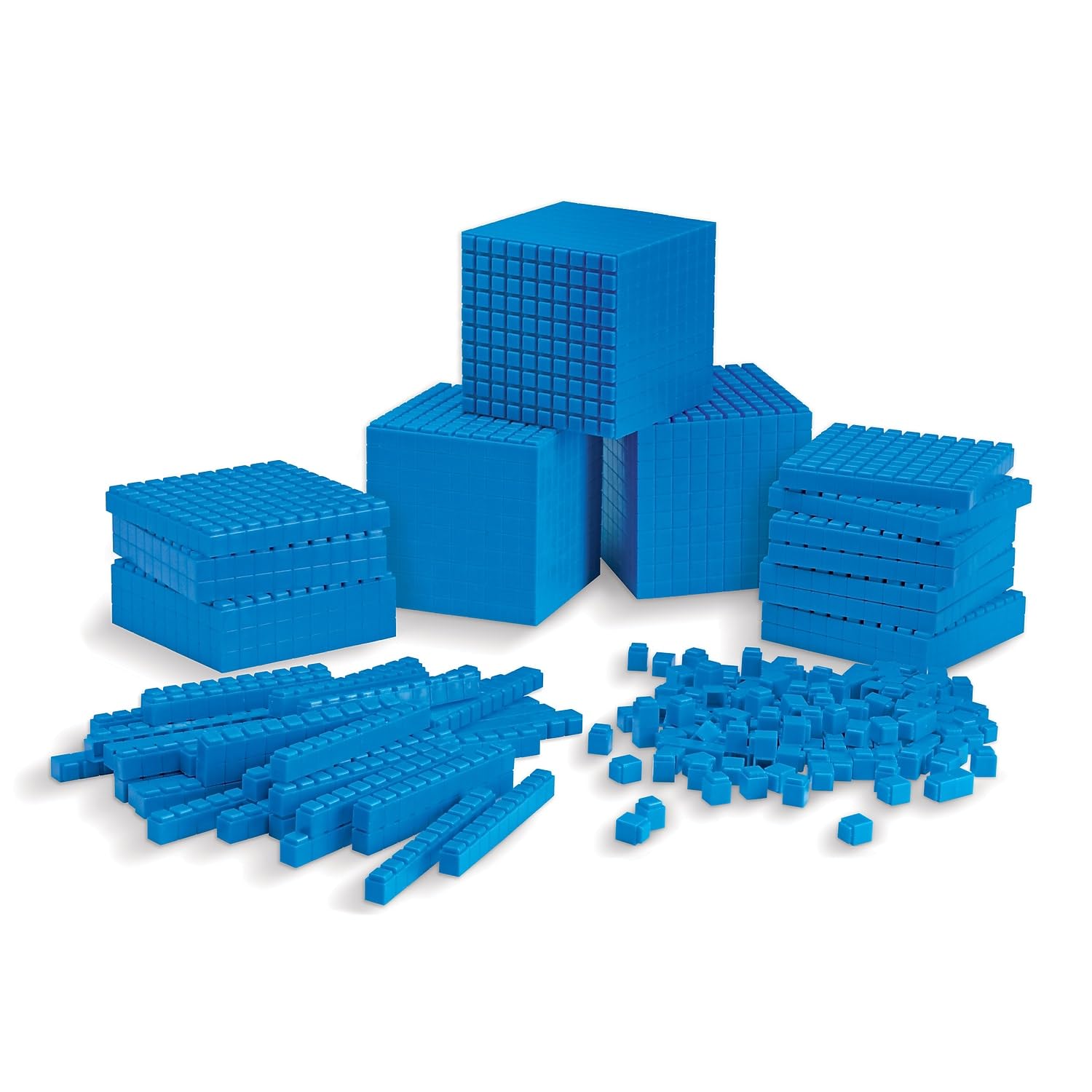 Learning Resources Interlocking Base 10 Class Set, Multi (LER6358), 10 L x 10 W x 10 H mm - Image 2