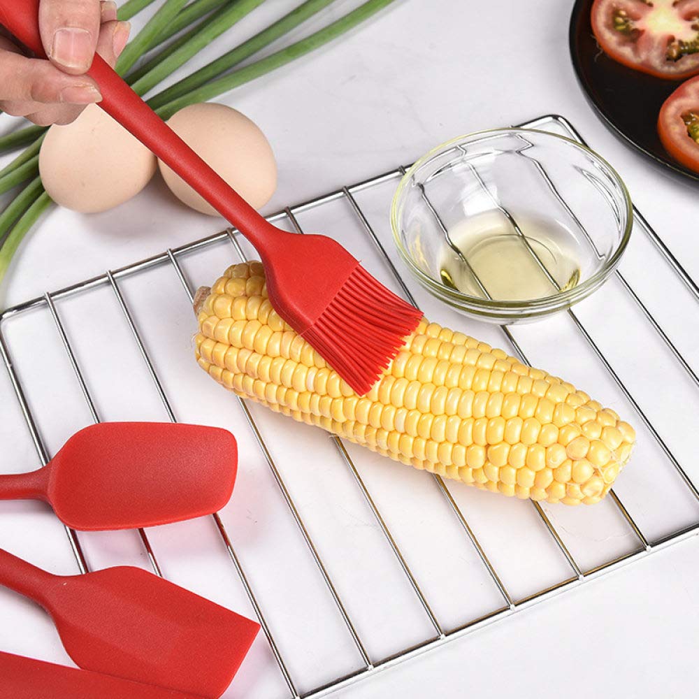 Keukengerei set - Keukengerei met antiaanbaklaag - Roestvrij staal en siliconen Kookgerei - Keukengereedschap Gadgets Accessoires Lepels Draaispanen Spatels Lepel set