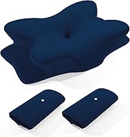 Vista 8 de BALAPET 2 Piezas de Funda de Almohada Cervical de Terciopelo, Funda de Almohada de Elasticidad Suave para Almohada Cervical Ergonómica, Fundas