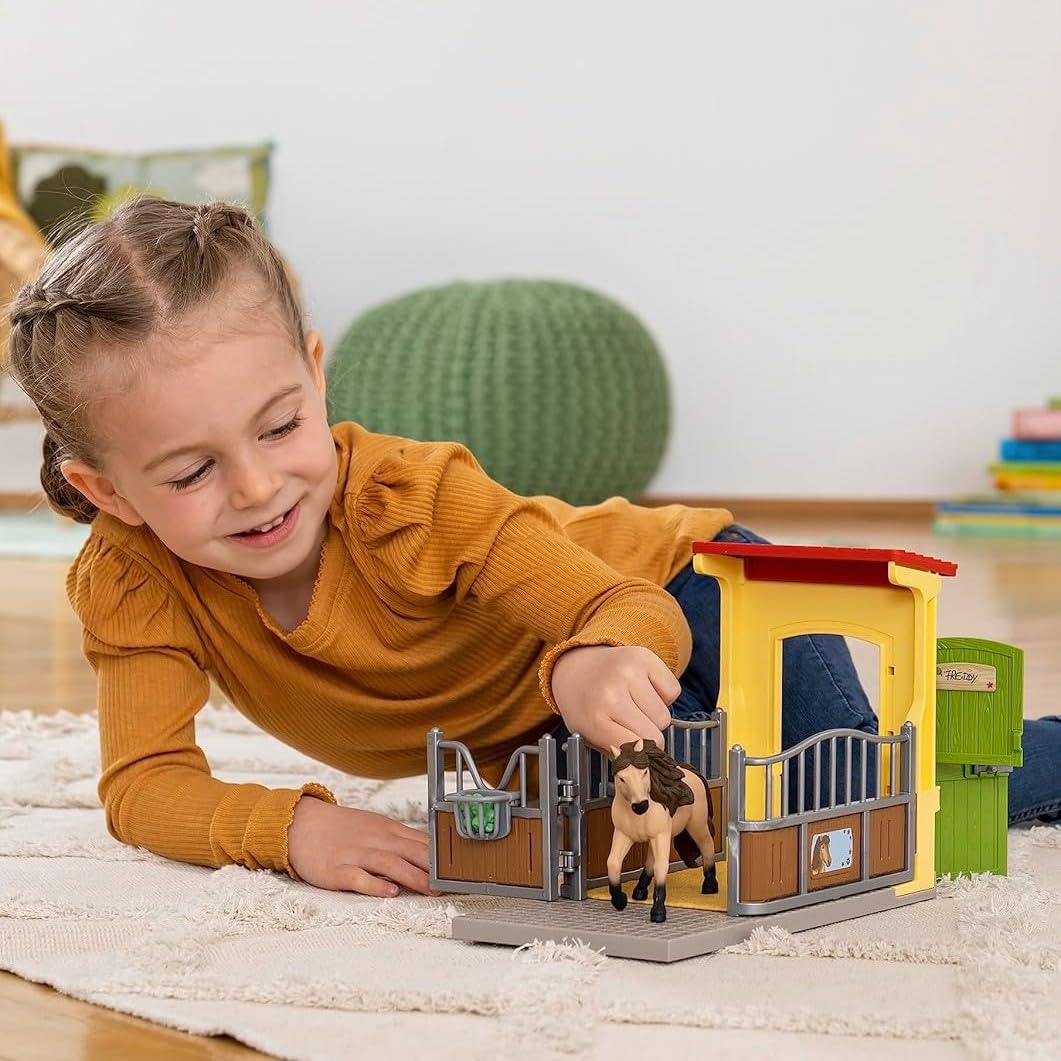 Schleich Farm World | Farm mit Hühnerstall und Pferdebox 72224 | 123 Teile | detailgetreues schleich Tiere Set | Bauernhof Spielzeug ab 3 Jahre | exklusiv bei Amazon