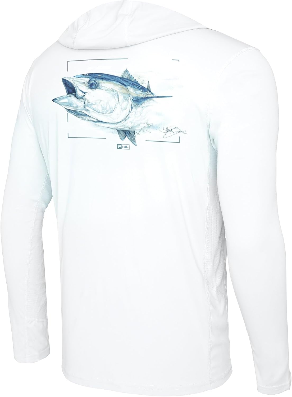Apparel Men's Vaportek Goione Tuna Hooded Fishing Shirt