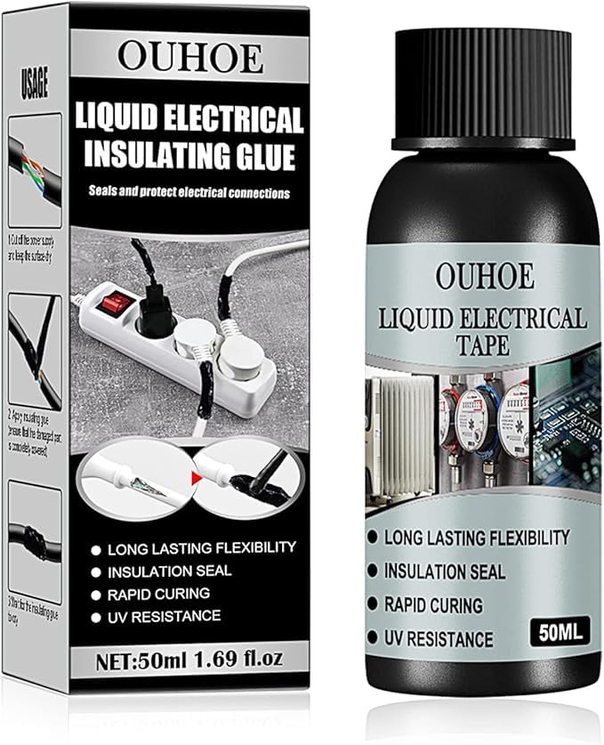 Liquid insulating electrical tape in a tube format, waterproof adhesive paste, quick-drying electrical insulation tape, and high-temperature resistant flame-retardant glue. (2) (B0DHGL5KLY) Amazon Price History, Amazon Price Tracker