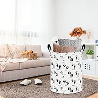 Vista 3 de CLOCOR - Cesta grande de lavandería, cesta impermeable para guardería, contenedor de almacenamiento de tela plegable, decoración para habitación