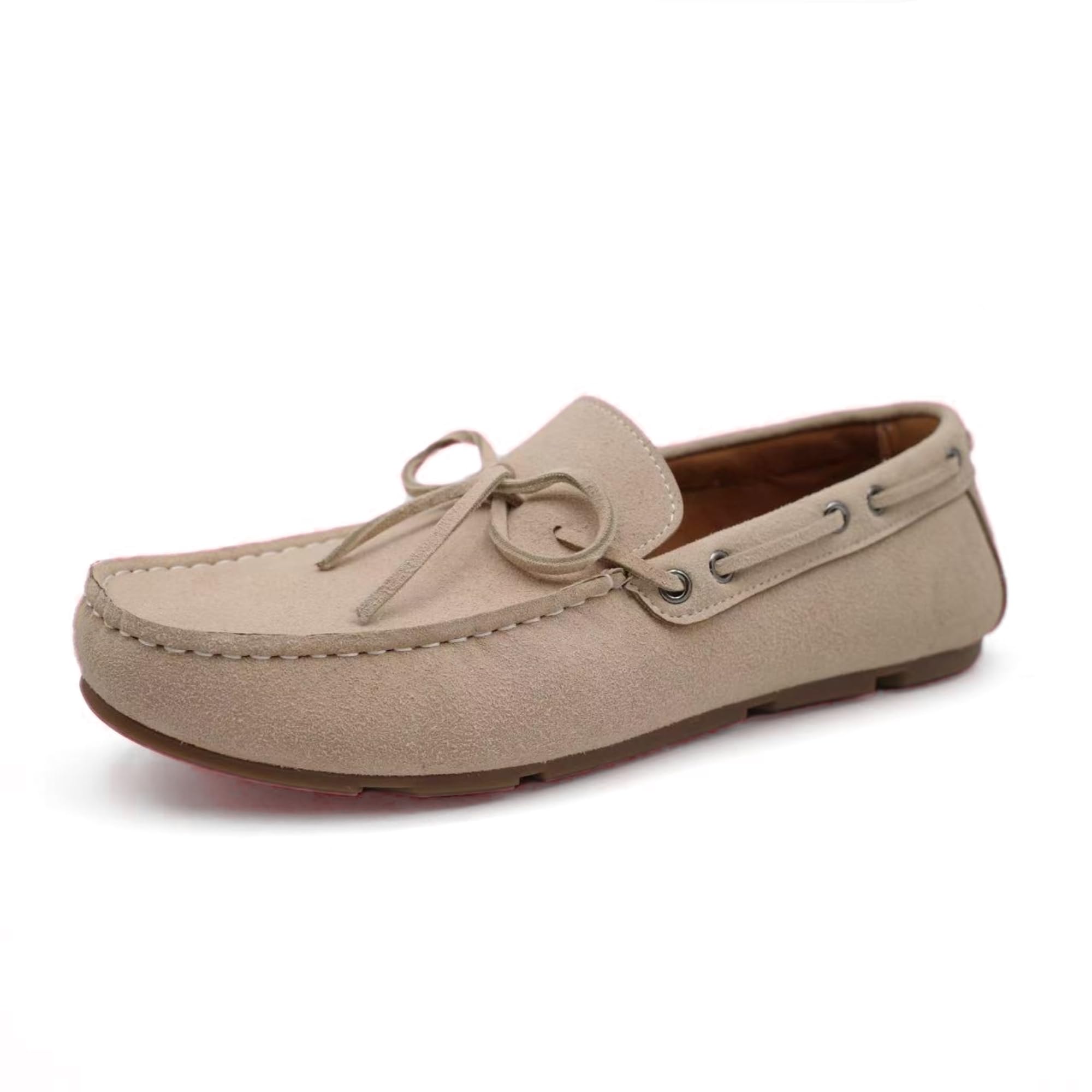 Finishing & Sewing Herren Schleifen-Driving Loafers, lässige Slip-on Mokassins Schuhe