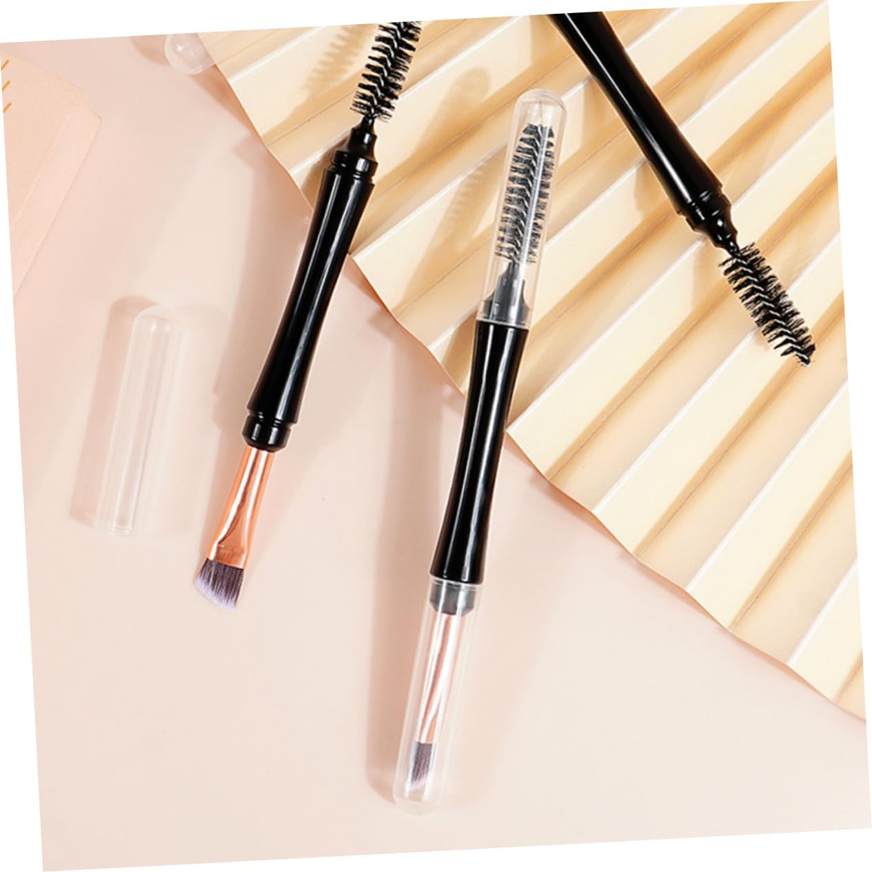 MAGICLULU 3 Set Di Pennelli Per Sopracciglia Kit Di Pennelli Copri Pennelli Per Ragazze Uso Domestico 10 Pezzi*3
