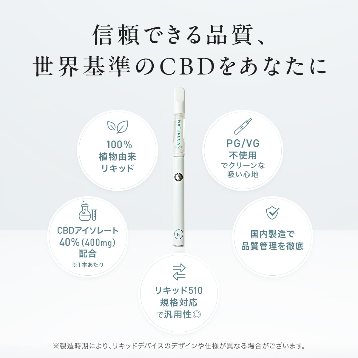 Amazon | Naturecan (ネイチャーカン) 40% CBDリキッド カートリッジ