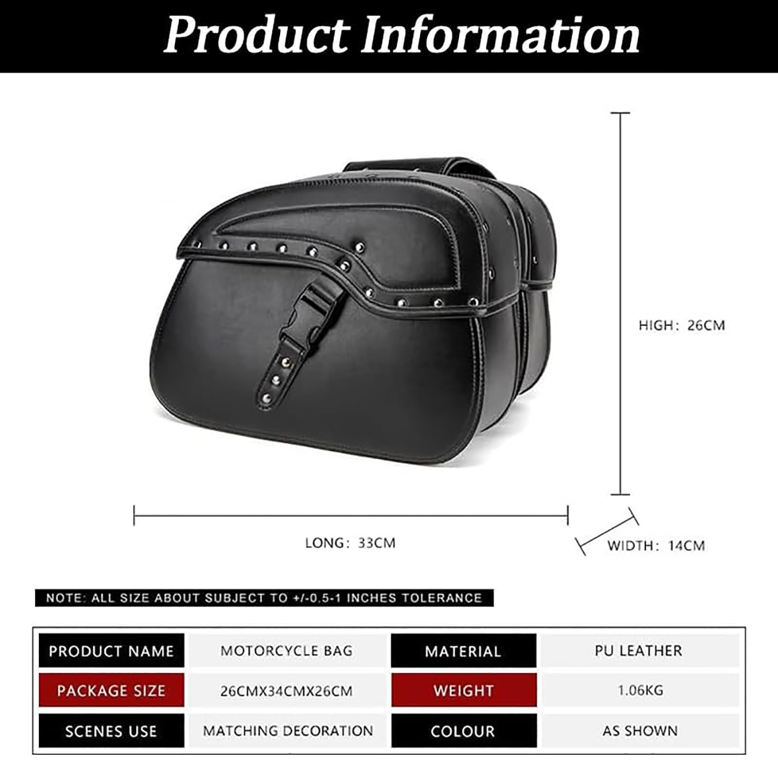 1 Paire Sacoches de Selle de Moto pour Triumph Speed Twin 900 Street Bike, Coffre Moto Sac Voyage Sac à Outils de Moto Étanche, Sacoches Latérales Porte-Bagages Moto