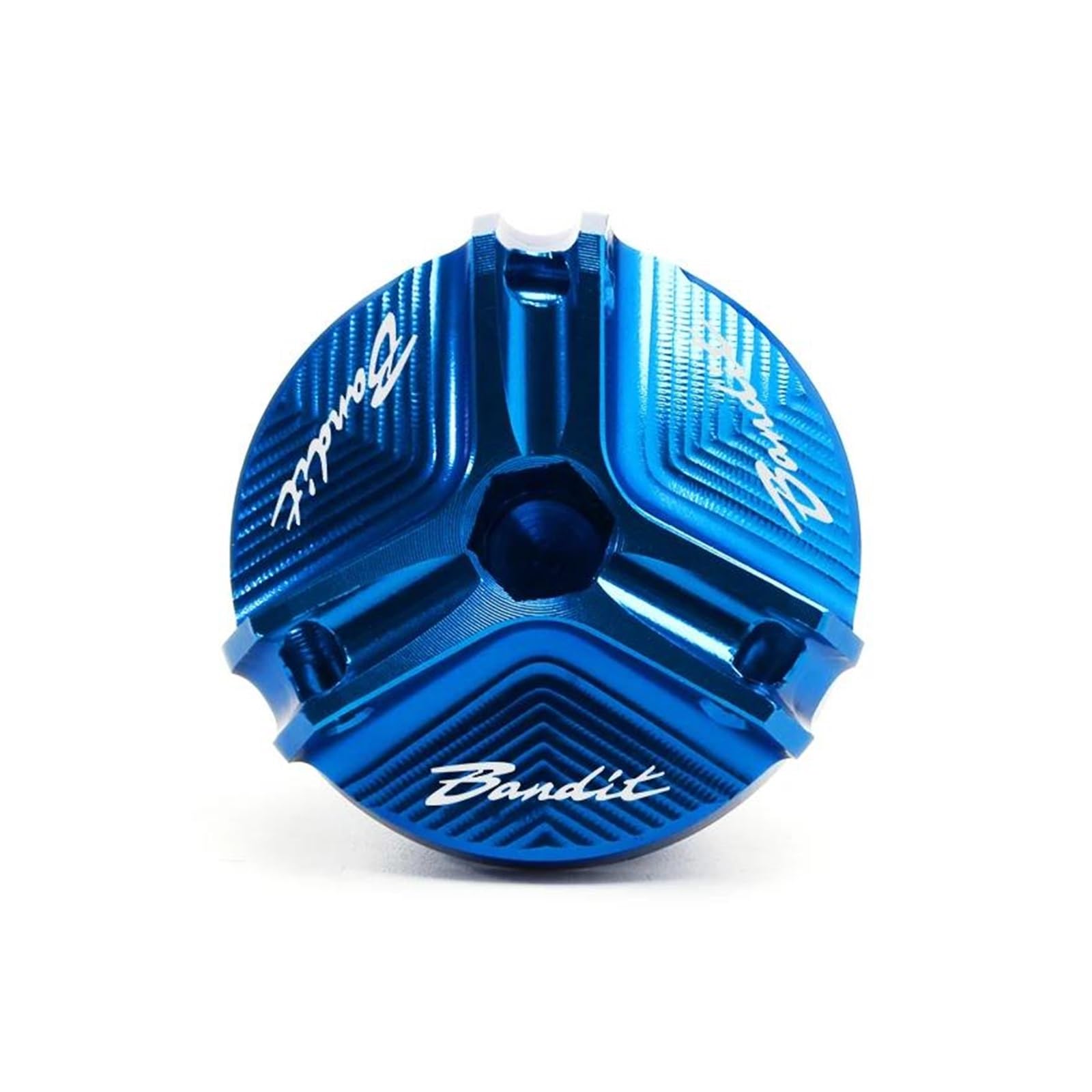 Tapón de aceite azul para Suzuki Bandit 650 con sellado hermético anticaídas 7