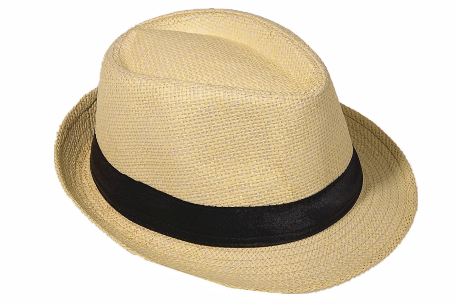 Miobo Sombrero de Paja, Fedora versátil, diseño Trilby, protección Solar