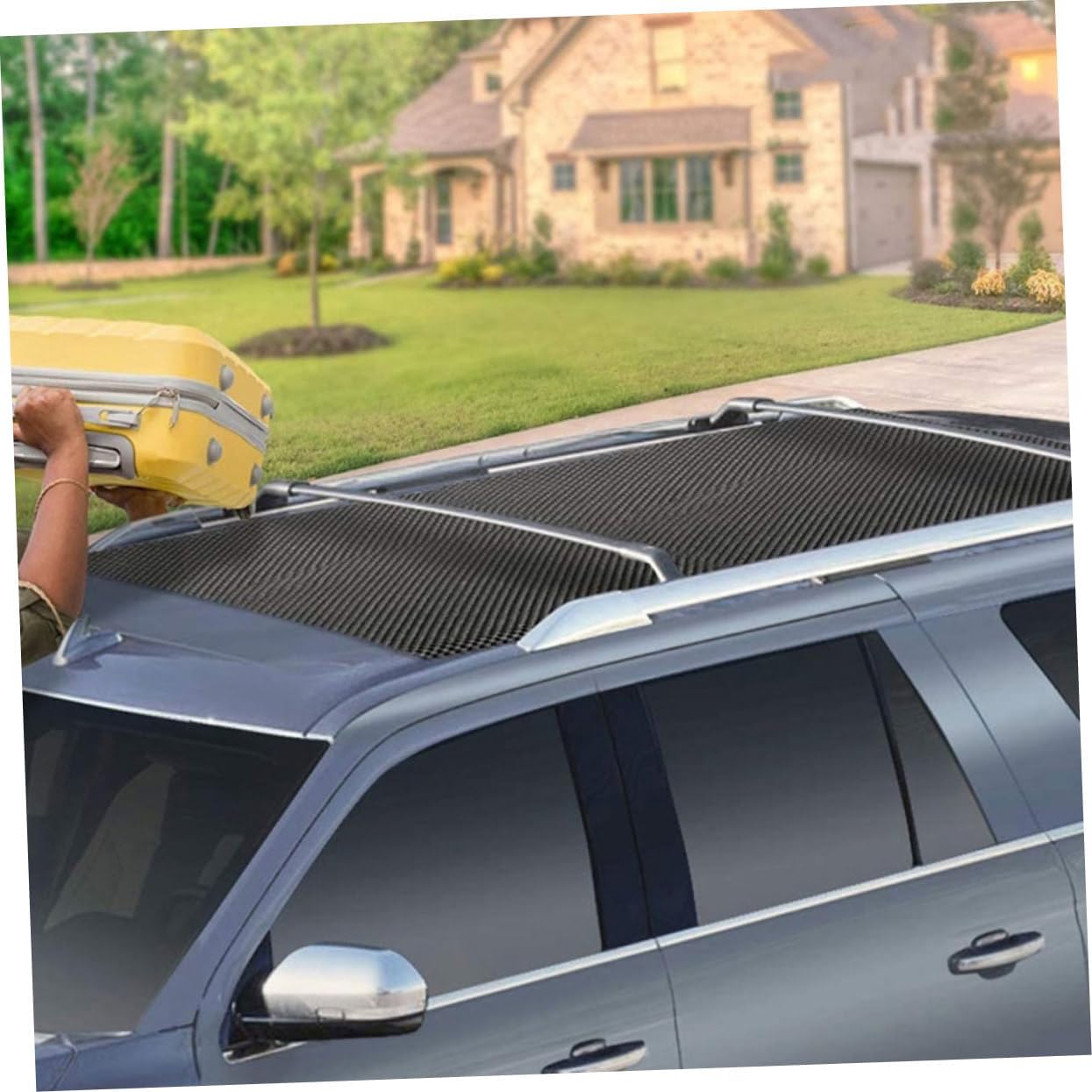PRETYZOOM 2pcs Universal Anti Slip Mat for Car Roof Cargo Bag image 5