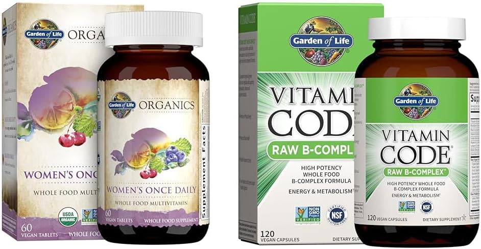 Amazon.com: Garden of Life Women's Multivitamin 60 Tablets and Vitamin ...