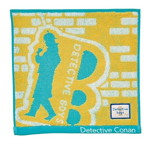 丸眞 ミニタオル 名探偵コナン 探偵団バッジ 4855010200 約25×25cm