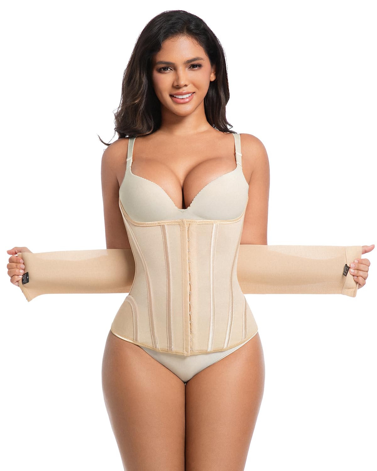 GROW LOOP Waist Trainer for Women Faja Body Shaper Tummy Control Shapewear Waist Cinchers Corset