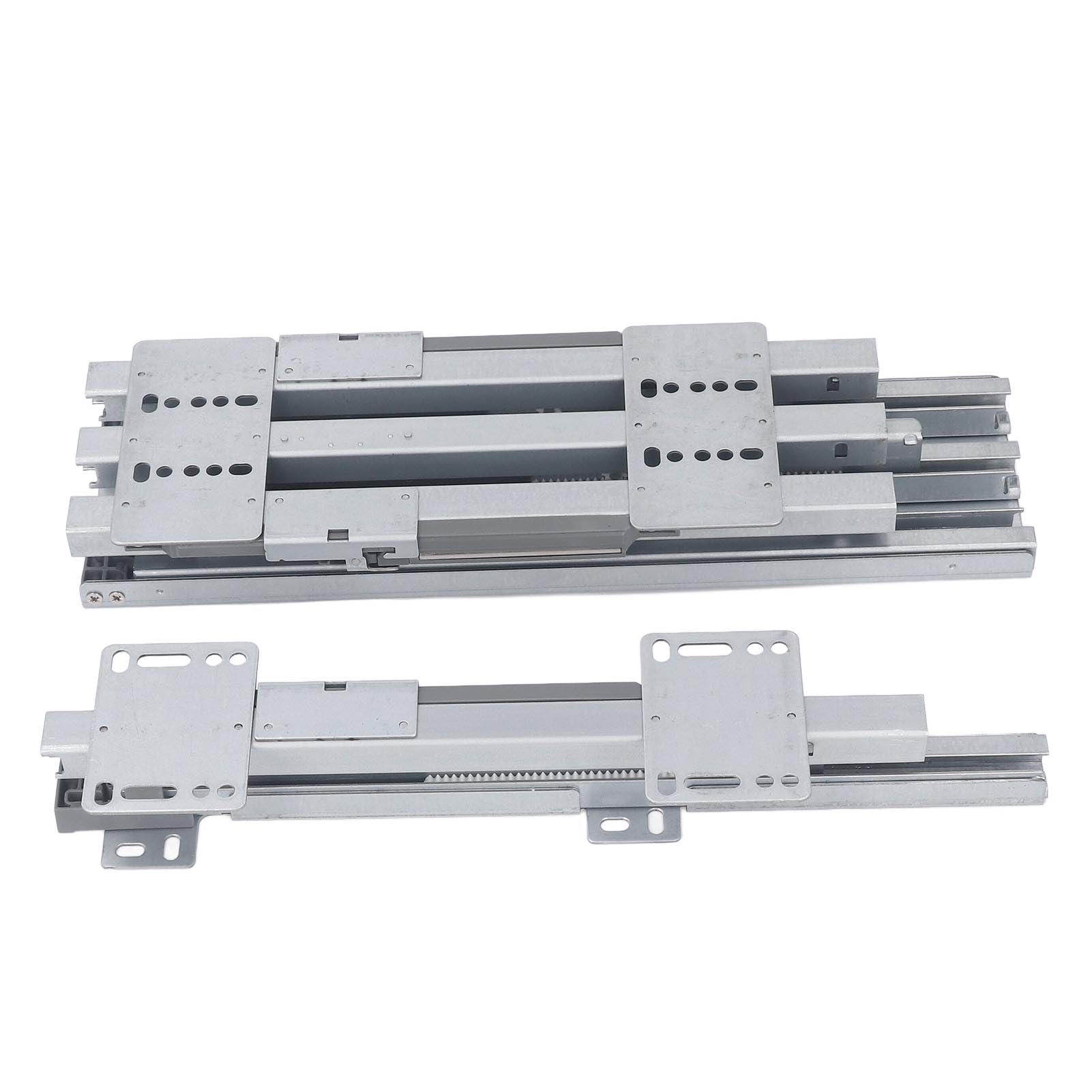 Guida di Scorrimento per Cassetto Smorzante, capacità di Carico Resistente di 60 Kg Guida di Scorrimento per Cassetto in Acciaio Laminato a Freddo con Superficie Zincata, per