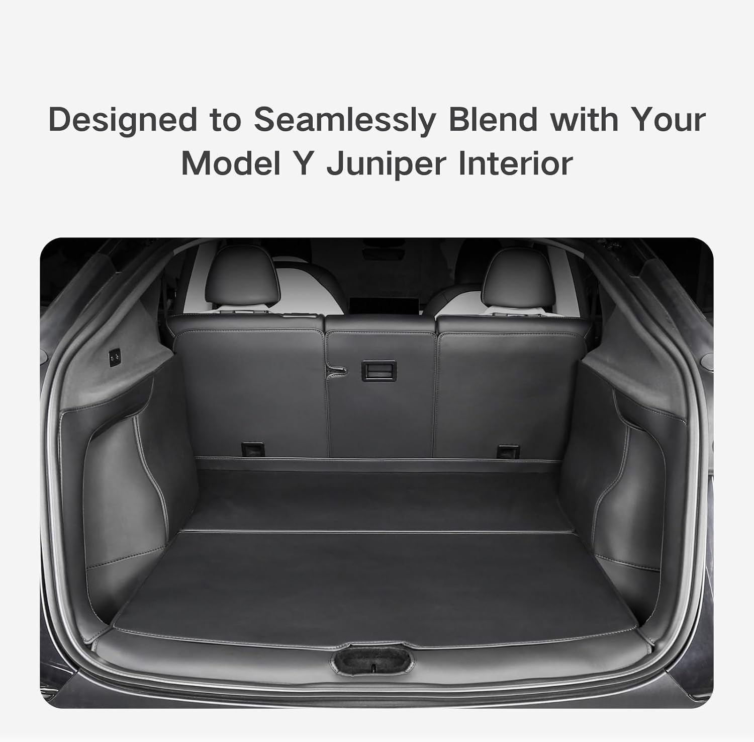 Tesla Model Y Juniper Rear Back Seat Protector Trunk Mats Second Row Seats Back Cover Backrest Mats for Model Y Interior Accessories 2026 2025